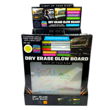 Dry Erase Window Glow Board with Markers - 6 Pieces Per Retail Ready Display 25274