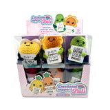 Emotional Support Crochet Plush Pals - 12 Pieces Per Retail Ready Display 25287