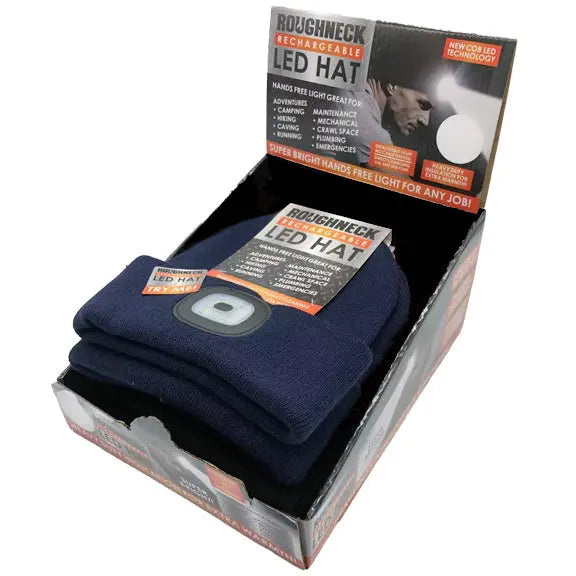 Roughneck LED Light Hat - 6 Pieces Per Retail Ready Display 25395 ...