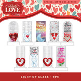 Valentine's Day Glass and Gift Assortment Floor Display - 57 Pieces Per Retail Ready Display 88574