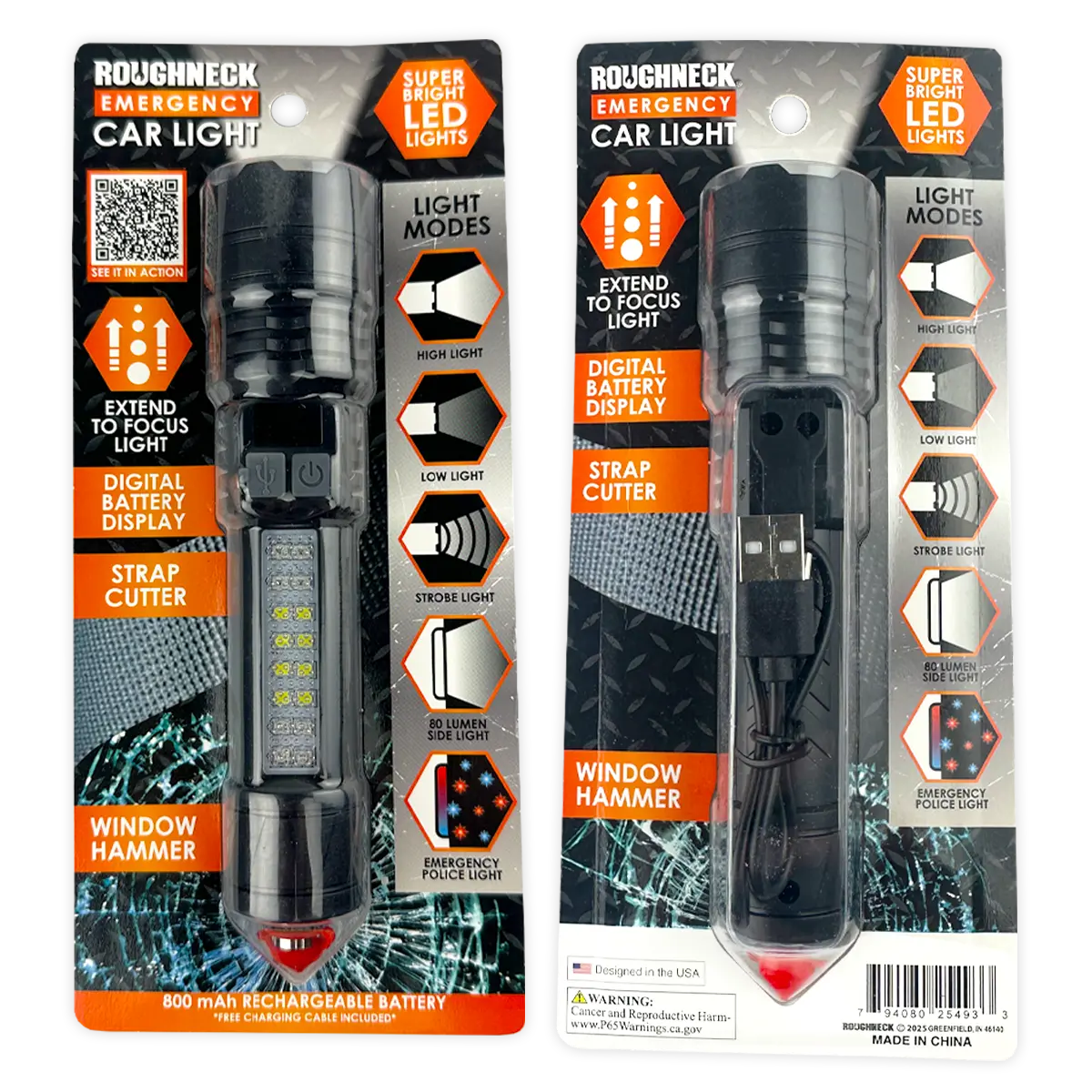 Roughneck Emergency Car Led Light Multi Tool