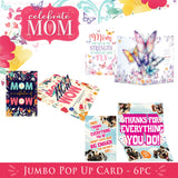 Mother's Day Celebrate Mom Assortment Floor Display - 65 Pieces Per Retail Ready Floor Display 88581