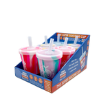 Silicone 8oz Kids Toddler Kiddo Super Cups - 6 Pieces Per Retail Ready Display 25604