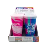 Silicone 22oz Super Cups - 6 Pieces Per Retail Ready Display 25605 ROUGHNECK