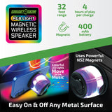 Magnetic Wireless Speaker Stand with LED Lights - 6 Pieces Per Retail Ready Display 25684