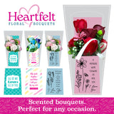 Scented Bouquet Floral Box Assortment - 4 Pieces Per Retail Ready Display 25800