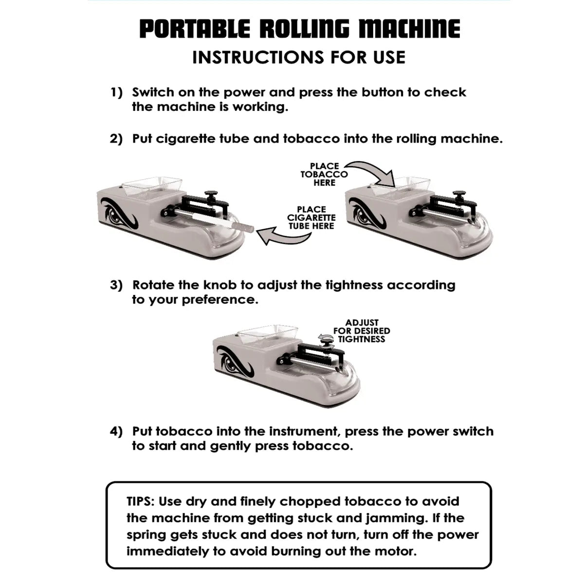 cigarette rolling machine instructions Automatic Tobacco Rolling Machine cigarette rolling machine instructions Automatic Tobacco Rolling Machine