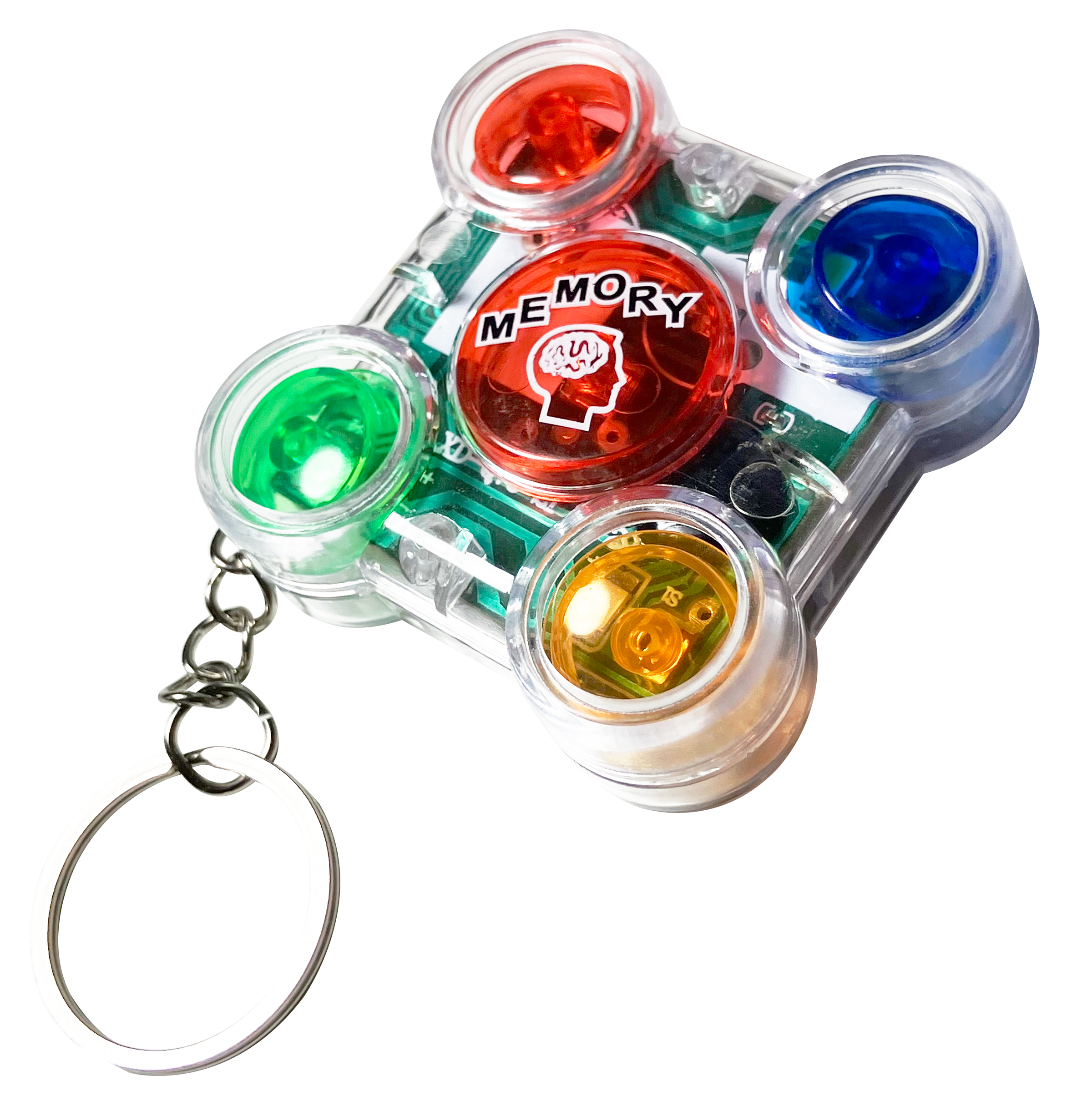 Portable Display Keychain Memory Game Keychain - 6 Pieces Per Retail Ready Display 25936 ...