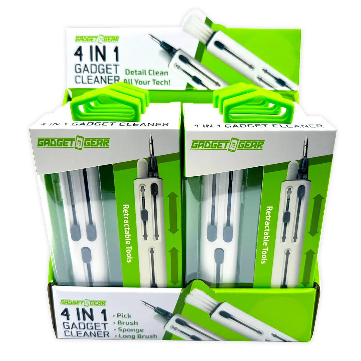 Tech Cleaner Tech Cleaner 4 in 1 Tool - 6 Pieces Per Retail Ready Display 25944 ...
