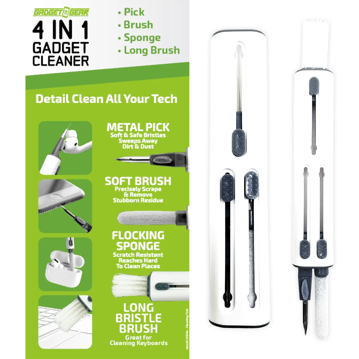 Tech Cleaner Tech Cleaner 4 in 1 Tool - 6 Pieces Per Retail Ready Display 25944 ...