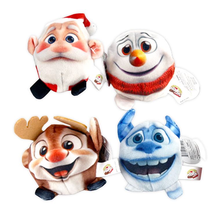Christmas Plush Squeeze Poopin Pal Toy - 12 Pieces Per Retail Ready Display 26109 KIPP BROTHERS