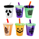 Silicone 8oz Halloween Kids Toddler Super Cups - 6 Pieces Per Retail Ready Display 26152 ROUGHNECK