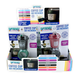 Coffee Cup Air Freshener - 12 Pieces Per Retail Ready Display 26233