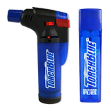 XXL Torch Lighter with Bonus Butane Refill Blister 2-Pack Sets - 6 Sets Per Display 26244 TORCH BLUE