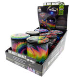 Full Print Butt Bucket Ashtray with LED Light - 6 Pieces Per Retail Ready Display 26430