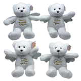 Emotional Support Angel Bear Plush Large - 4 Pieces Per Pack 26451