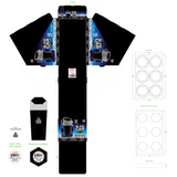 Mini Car Bling Trash Can Accessory - 6 Pieces Per Retail Ready Display 26470