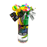 Bolígrafo de gel Smile Stick - 24 unidades por expositor 26472