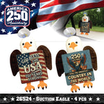 Patriotic USA 250 Floor Display - 78 Pieces Per Retail Ready Display Kit 88626 NOVELTY INC