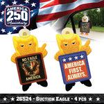 Patriotic USA 250 Floor Display - 78 Pieces Per Retail Ready Display Kit 88626 NOVELTY INC