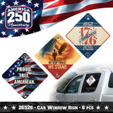 Patriotic USA 250 Floor Display - 78 Pieces Per Retail Ready Display Kit 88626 NOVELTY INC