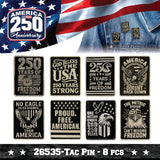 Patriotic USA 250 Floor Display - 78 Pieces Per Retail Ready Display Kit 88626 NOVELTY INC