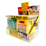 2" 3D Standing Mood Caution Sign Assortment - 12 Pieces Per Retail Ready Display 26537