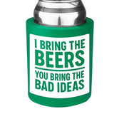 Neoprene Can and Bottle Cooler Assortment - 12 Pieces Per Retail Ready Display 26568