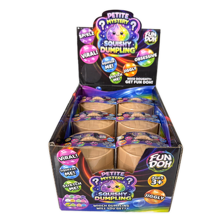 Fun Doh Petite Mystery Dumpling Squishy Toy - 12 Pieces Per Retail Rea ...