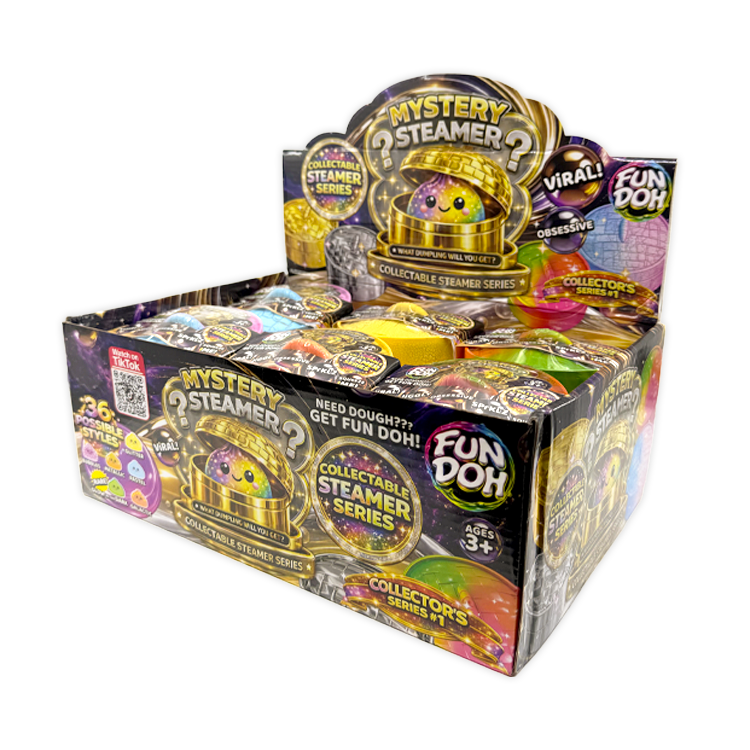 Fun Doh Fancy Mystery Dumpling Toy - 12 Pieces Per Retail Ready Display 26654