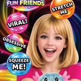 Fun Doh Squish and Squeeze Gummy Toy - 12 Pieces Per Retail Ready Display 26672