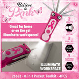 Believe in Pink Breast Cancer Awareness Hydration Impulse Assortment Floor Display - 75 Pieces Per Retail Ready Display Kit 88632