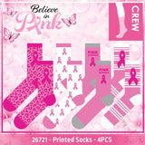Believe in Pink Breast Cancer Awareness Hydration Impulse Assortment Floor Display - 75 Pieces Per Retail Ready Display Kit 88632