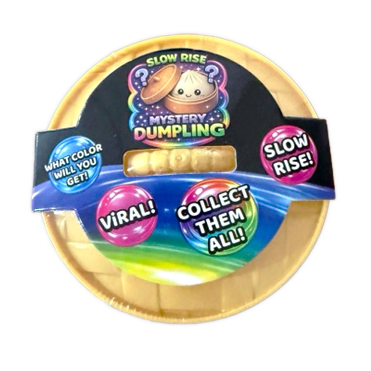 Sluggish Rise Fun Doh Slow Rise Mystery Dumpling Squish Toy - 12 Pieces Per Retail R ...