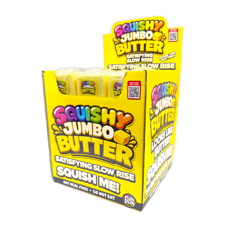 その他 Mellojoy Butter Squishy Slow Rise Jumbo Butter Squishy - 9 Pieces Per Retail Ready Display