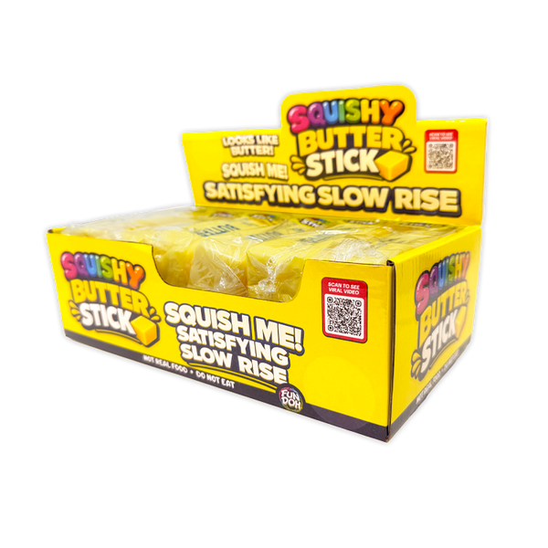 Slow Rise Small Butter Squishy - 12 Pieces Per Retail Ready Display 26732