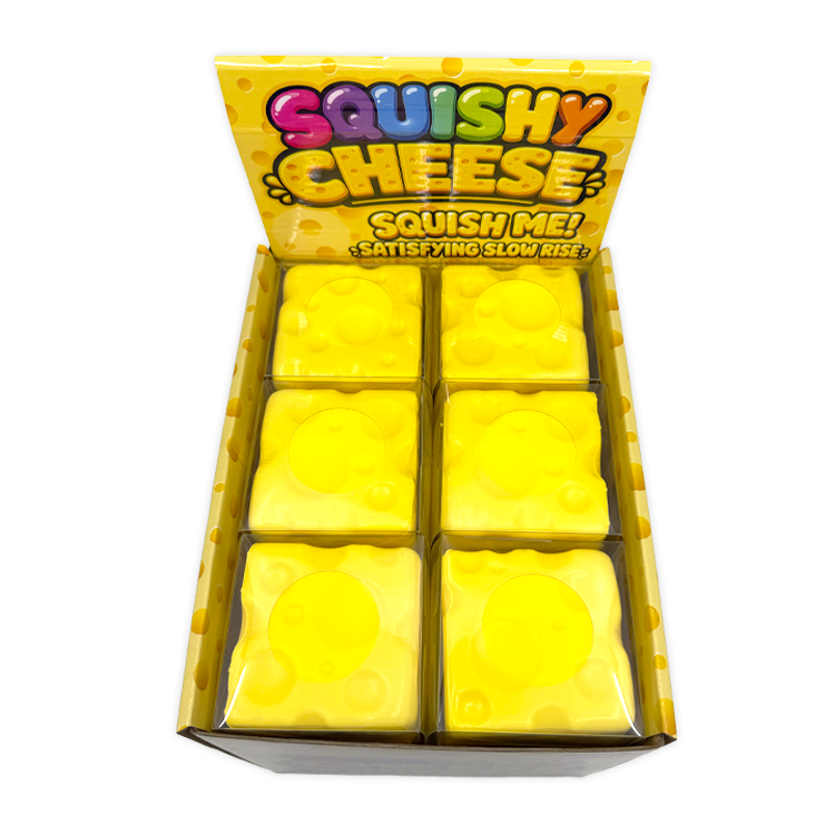 Chhese Slow Rise Slow Rise Cheese Squishy - 12 Pieces Per Retail Ready Display 26733 ...