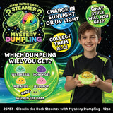Fun Doh Squishy Glow-in-the-Dark Mystery Streamer Dumpling Toy - 12 Pieces Per Retail Ready Display 26787