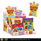 Emotional Support Plush Bag Snack Pack Pals - 6 Pieces Per Retail Ready Display 26837
