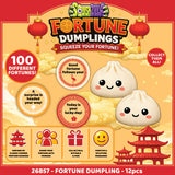 Fun Doh SquishZill Fortune Cookie Dumpling Toy - 12 pieces Per Retail Ready Display 26857