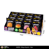 SquishZilla™ Super Mega Squishies - 12 Pieces Per Retail Ready Display 26859