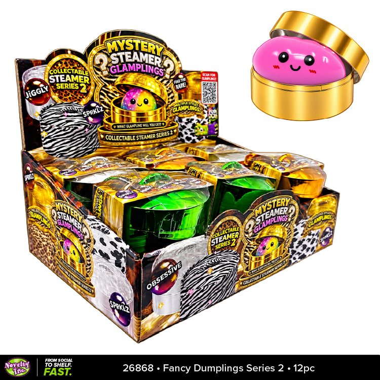 Fun Doh™ SquishZilla™ Fancy Mystery Glampling Jelly Dumpling Toy - 12 Pieces Per Retail Ready Display 26868