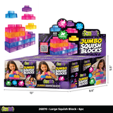 Fun Doh SquishZilla Large Squish Blocks - 6 Pieces Per Retail Ready Display 26870