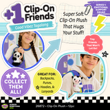 Clip-on Soft Plush Friends - 12 Pieces Per Retail Ready Display 26872