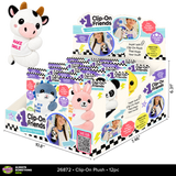 Clip-on Soft Plush Friends - 12 Pieces Per Retail Ready Display 26872