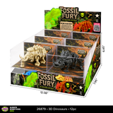 Fossil Fury 3D Printed Dinosaur Toys - 12 Pieces Per Retail Ready Display 26879