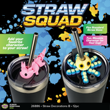 3D Printed Straw Decorations - 12 Pieces Per Retail Ready Display 26886