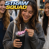 3D Printed Straw Decorations - 12 Pieces Per Retail Ready Display 26886
