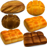 Fun Doh™ Squishy Bakery Slow Rise Mega Bread - 6 Pieces Per Retail Ready Display 26891
