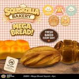 Fun Doh™ Squishy Bakery Slow Rise Mega Bread - 6 Pieces Per Retail Ready Display 26891